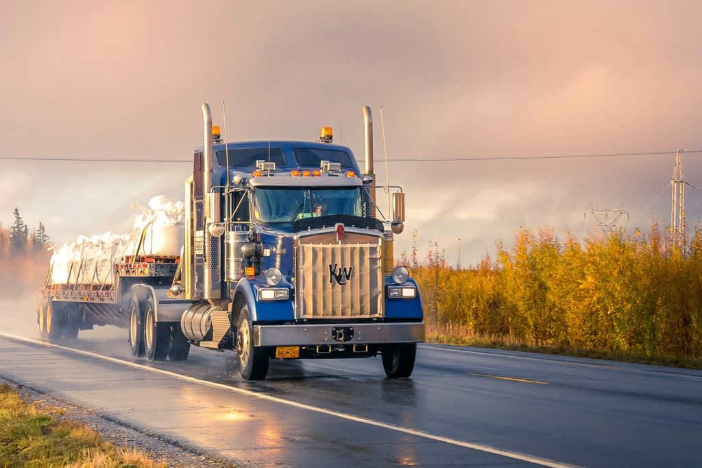 Heavy-duty truck representing FuelGuard fleet fuel integrity solutions